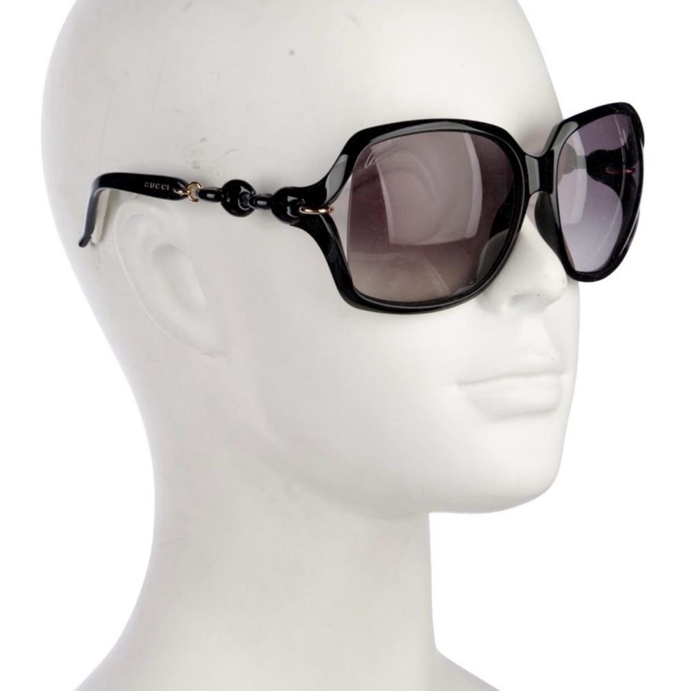 Gucci Black Oversized Sunglasses